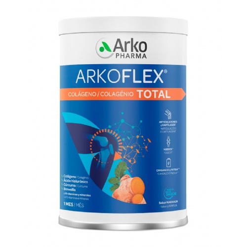 Arkoflex colageno total  1 envase 390 g sabor naranja