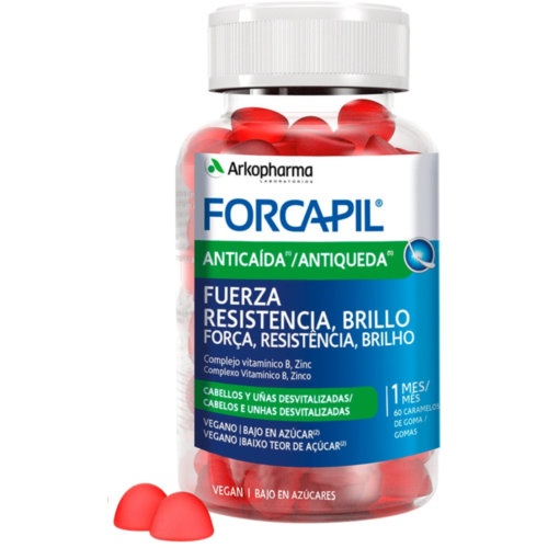 Forcapil anticaida  60 caramelos de goma