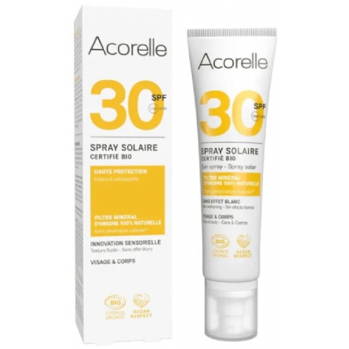 Acorelle spray solar spf30 100ml. bio