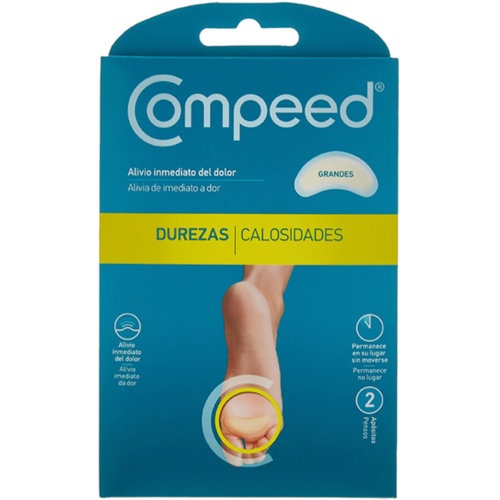Compeed durezas hidrocoloide talla grande 2 unidades - hidrocoloide