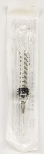 ICO (PLUS 3 jeringa c/a cono central (10 ml a:0,7 x30 g22 19/16)