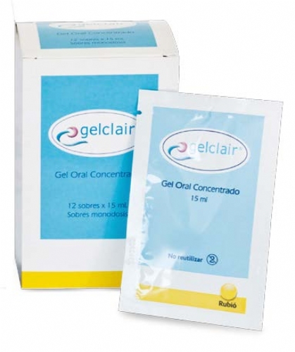 Gelclair gel oral concentrado 12 sobres 15 ml