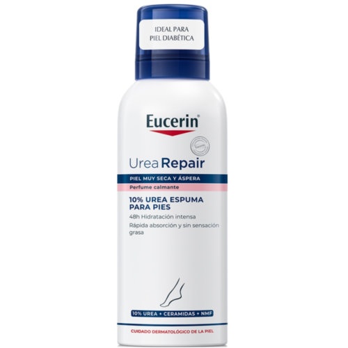 Eucerin urearepair plus 10% urea espuma para pies  1 envase 150 ml