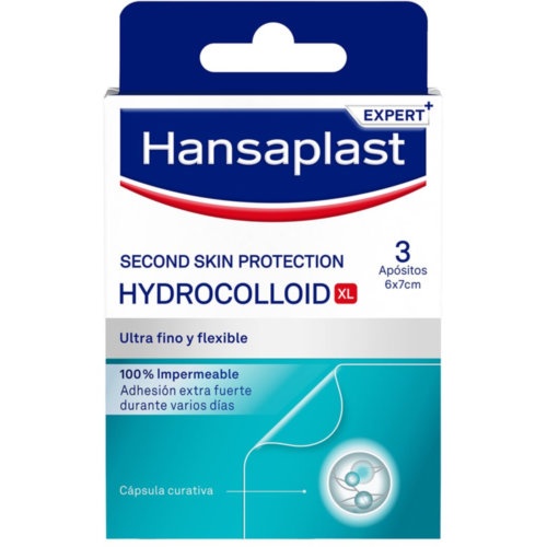 Hansaplast second skin protection  3 parches 7 cm x 6 cm