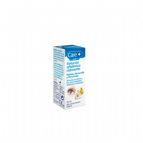 Care+ solucion oftalmica calmante con extractos naturales 1 envase 10 ml