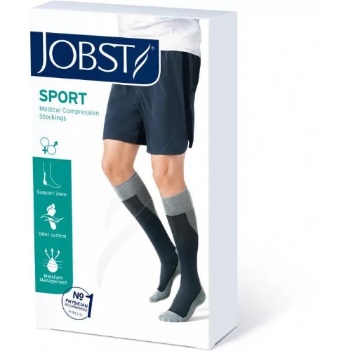 Calcetin jobst sport 15-20 mmhg cc1 2 unidades talla xl color negro - jobst sport 15-20 mmhg cc1