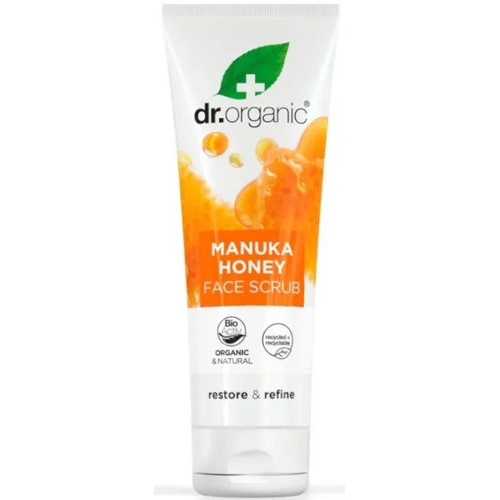 Dr. organic exfoliante facial miel manuka