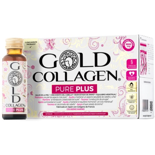 Gold collagen pure plus 10 frascos 50 ml