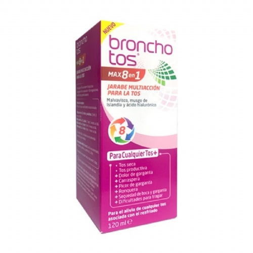Bronchotos max 8 en 1  1 frasco 120 ml