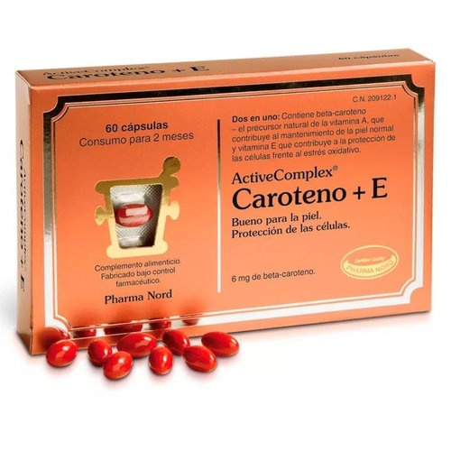Activecomplex caroteno+e  60 capsulas