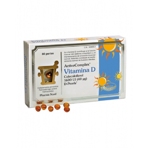 Activecomplex vitamina d 1600 ui  80 perlas