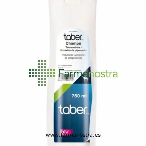 TABERDOG CHAMPU TETRAMETRINA - BUTOXIDO DE PIPERONILO