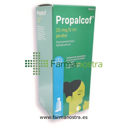 PROPALCOF 15 mg/5 ml JARABE , 1 frasco de 200 ml