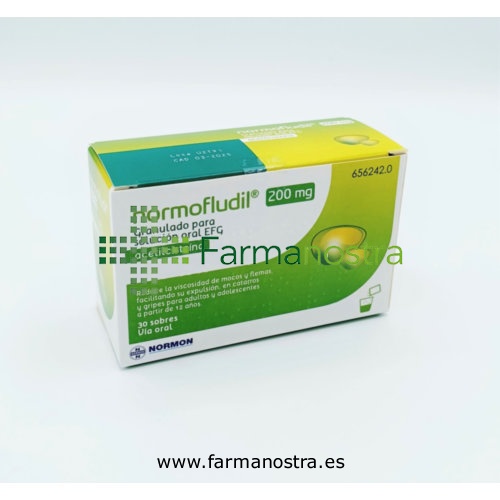 NORMOFLUDIL 200 MG GRANULADO PARA SOLUCION ORAL EFG , 30 sobres