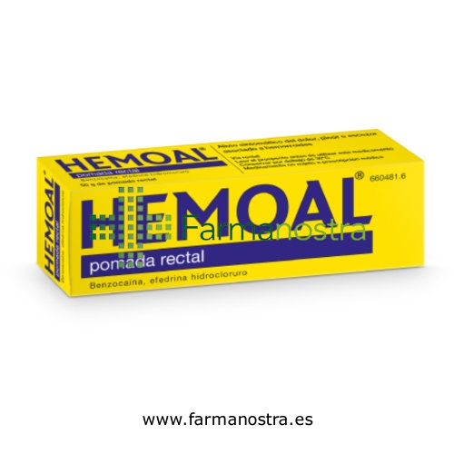 HEMOAL POMADA RECTAL, 1 tubo de 50 g