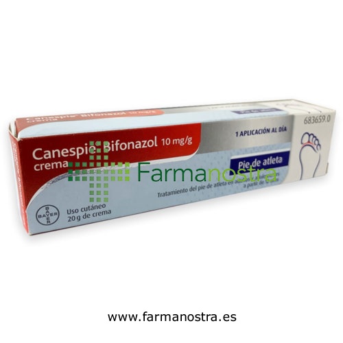 CANESPIE BIFONAZOL 10 mg/g CREMA, 1 tubo de 20 g
