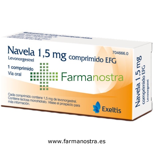 NAVELA 1,5 MG COMPRIMIDO EFG , 1 comprimido