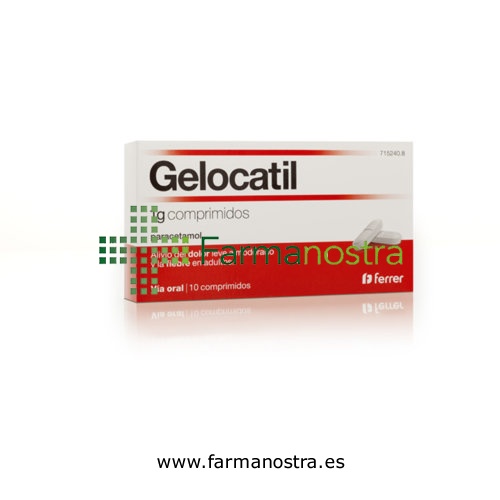 GELOCATIL 1 g COMPRIMIDOS,10 comprimidos