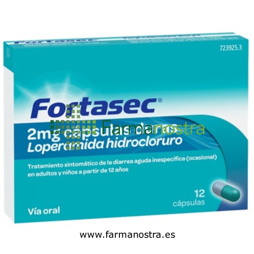 FORTASEC 2 mg CAPSULAS DURAS 20 cápsulas