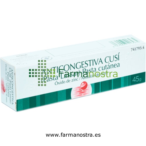 ANTICONGESTIVA CUSI (PASTA LASSAR) , 1 tubo de 45 g