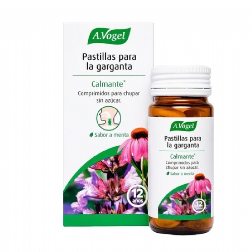 Avogel pastillas para la garganta  20 comprimidos para chupar sabor menta