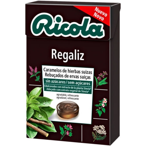 ricola caramelos sin azucar (regaliz 50 g)