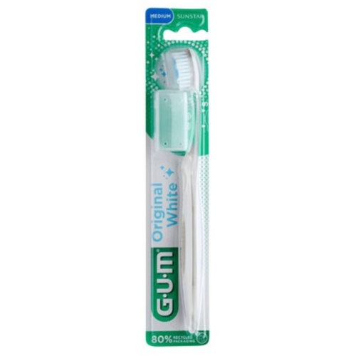 Cepillo dental adulto gum 563 original 1 unidad white medio - gum 563 original