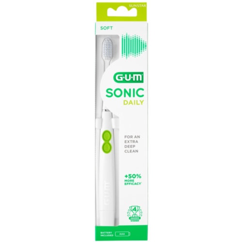 Cepillo dental sonico gum sonic daily 1 unidad color blanco - gum sonic daily