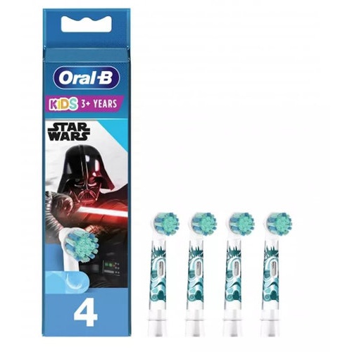 Cepillo dental electrico infantil recambios oral-b pro kids 3+ star wars 4 recambios - oral-b pro ki