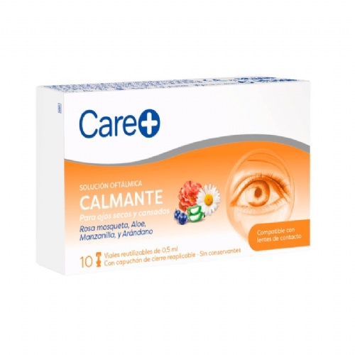 Care+ sol oftalmica calmante  10 un  0,5