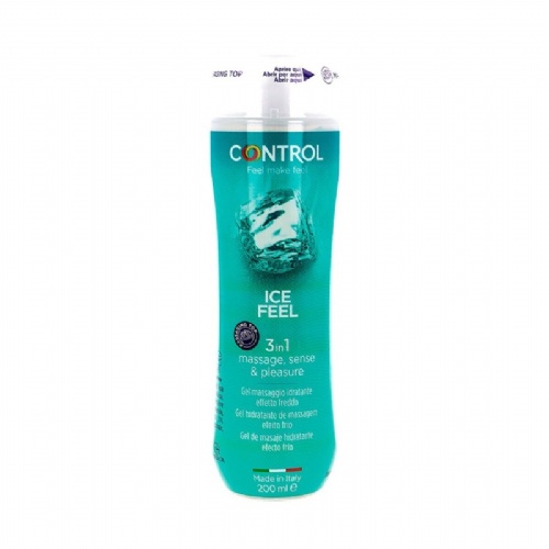 Control ice feel gel de masaje hidratante  1 envase 200 ml