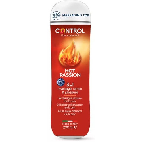 Control hot passion gel de masaje hidratante  1 envase 200 ml