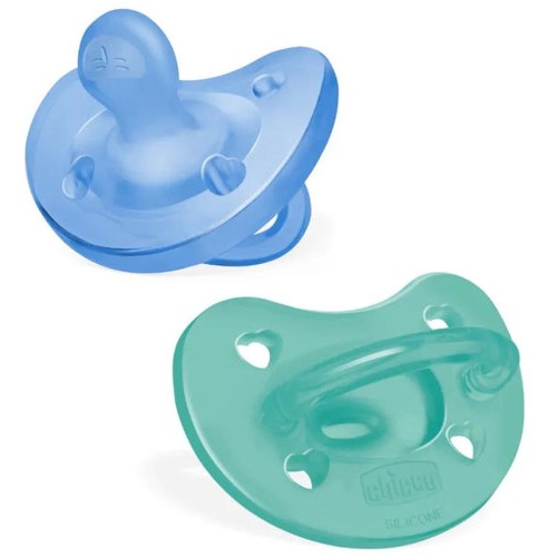 Chupete silicona chicco physioforma soft 6 - 12 meses 2 unidades niño - chicco physioforma soft