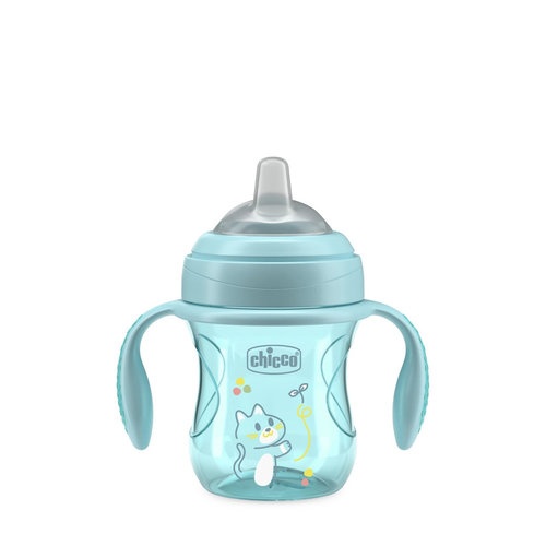 Chicco vaso transicion azul 200ml 4m+