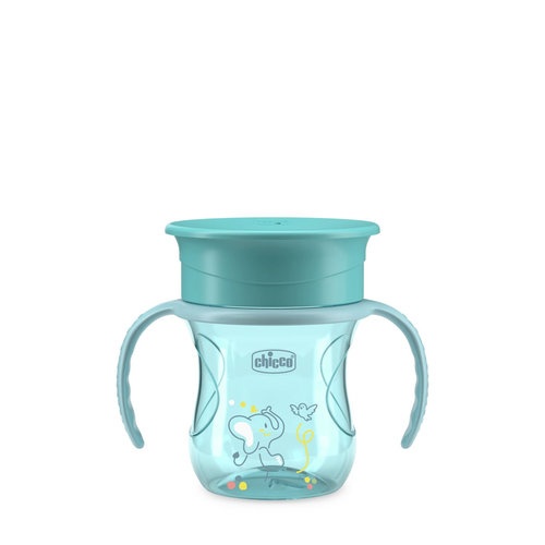 Chicco vaso perfect 360 azul 200ml 12m+