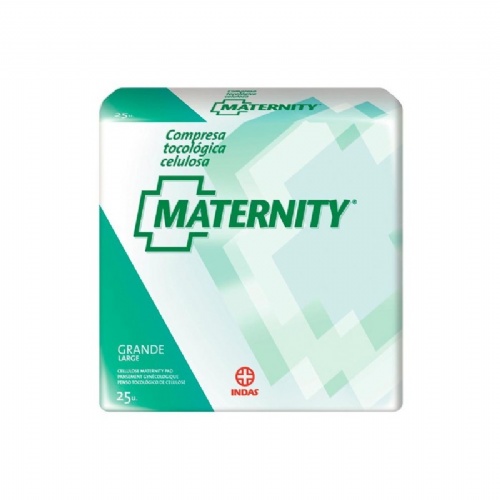 Compresas postparto maternity 25 unidades grande