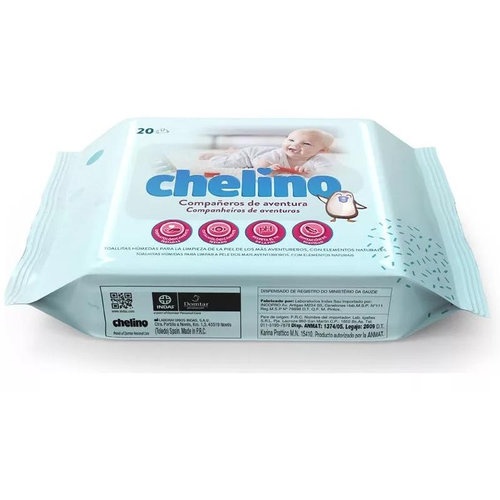 Chelino toallitas infantiles  20 toallitas