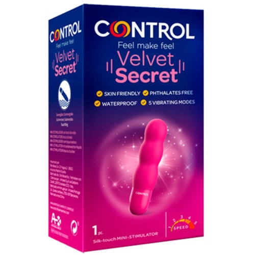 Control velvet secret estimulador mini 1 unidad - estimulador mini