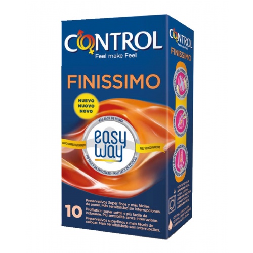 Control finissimo easy way preservativos 10 unidades - preservativos