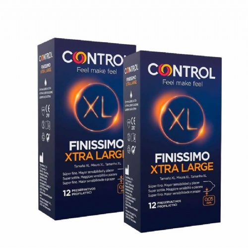 Control finissimo xl preservativos 12 unidades + 12 unidades pack ahorro - preservativos