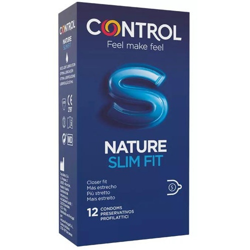Control nature slim fit preservativos 12 unidades - preservativos