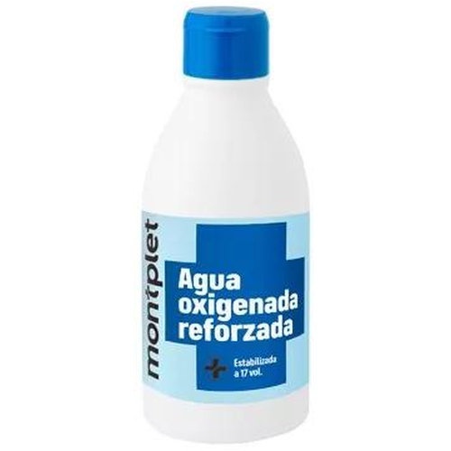 Agua oxigenada reforzada cuidaplus 5,1% 1 frasco 250 ml