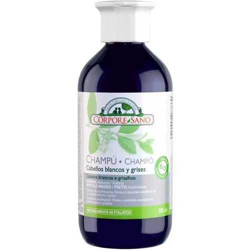 Corpore sano champu henna blanco y gris 300ml.
