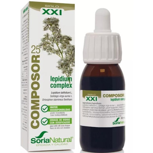 Composor 25 lepidium complex siglo xxi  1 frasco 50 ml con dosificador