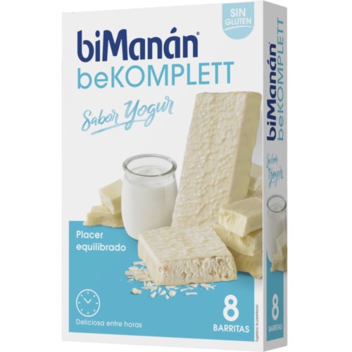 Bimanan bekomplett snack  8 barritas sabor yogur