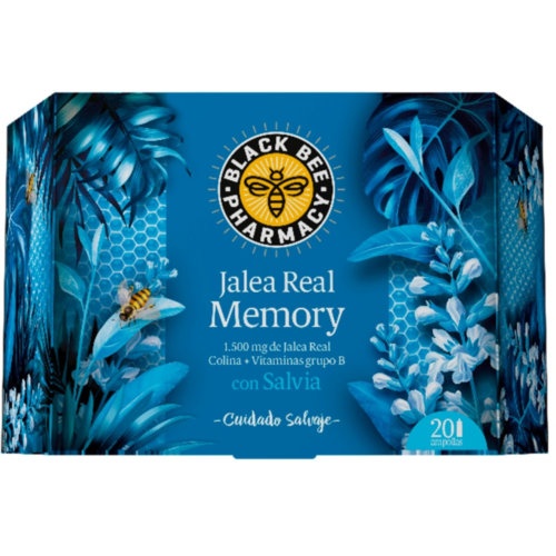 Black bee pharmacy jalea memory  20 viales 10 ml