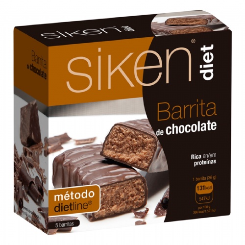 Siken diet  5 barritas 36 g sabor chocolate