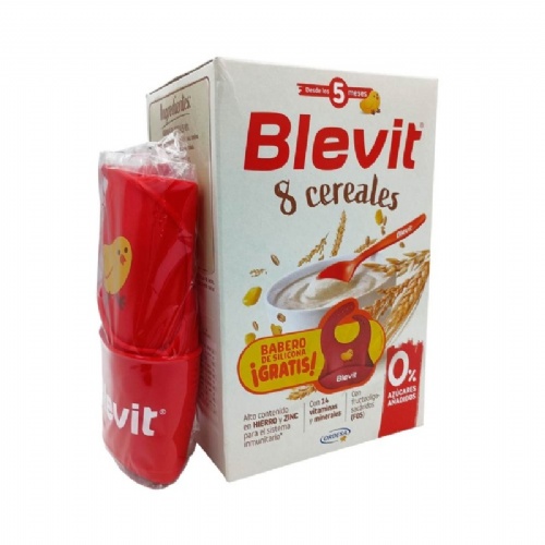 Blevit 8 cereales 500g+babero