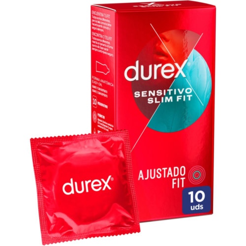 Durex sensitivo slim fit preservativos 10 unidades - preservativos