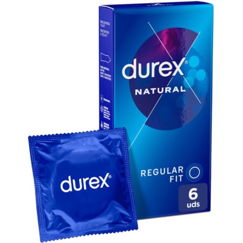Durex natural plus - preservativos (6 unidades)